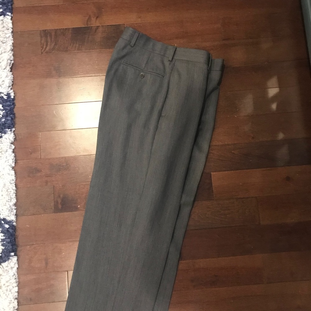 Brooks Brothers mens grey dress pant